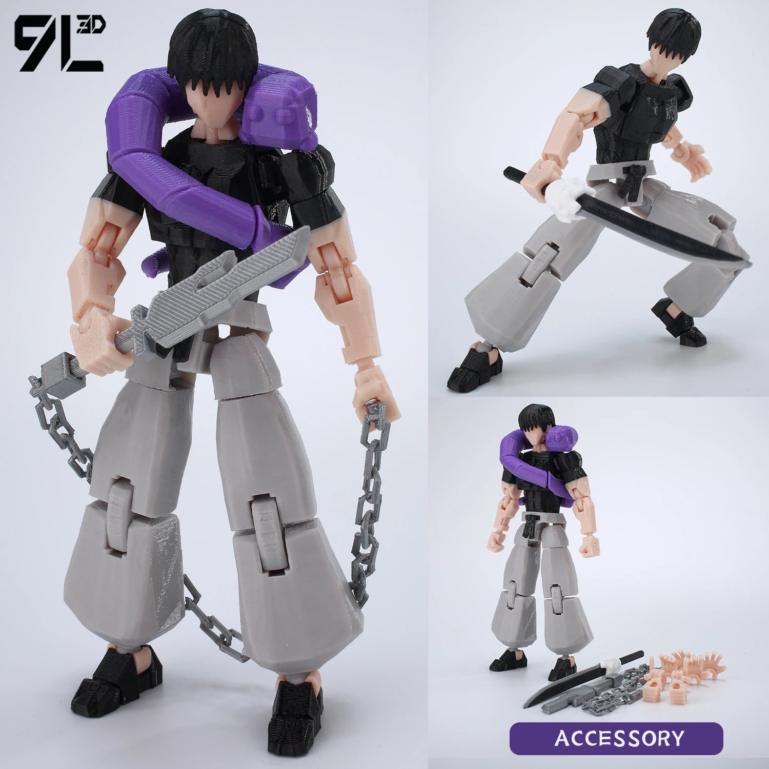 JJK Movable Action Figures