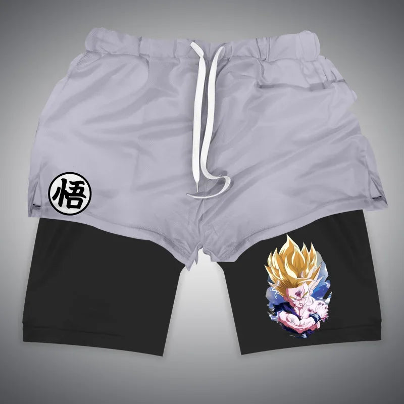 All Animes 2-in-1 Gym Shorts
