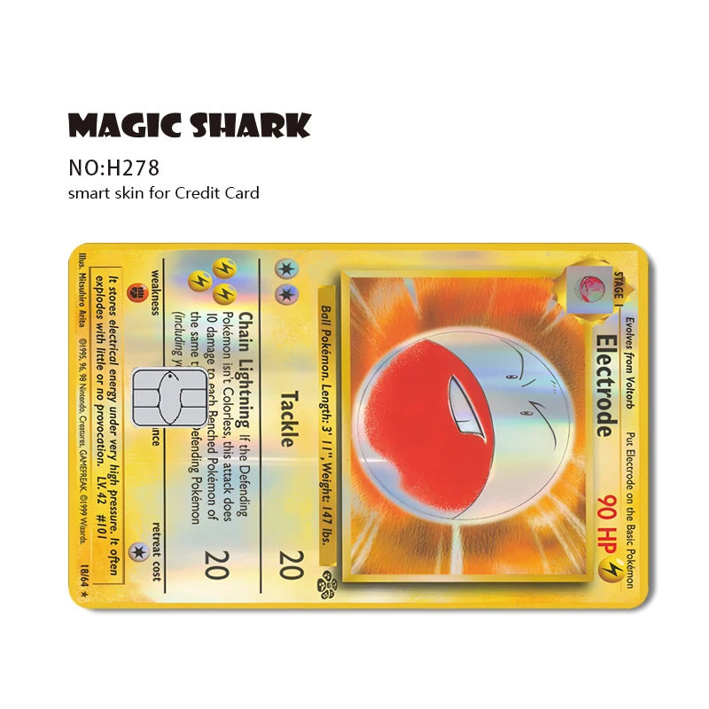 Pokemon Holographic Card Skin