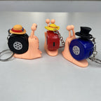 Den Den Mushi Sound Recording Keychain – Luffy, Sabo & Ace