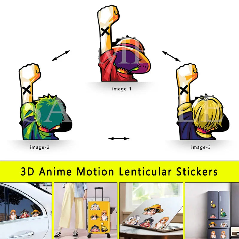 One Piece 3D Stickers