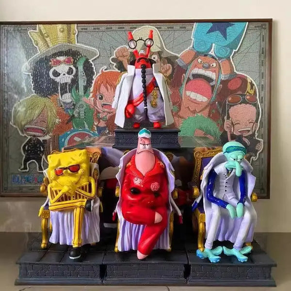 SpongeBob x One Piece Admirals Figure Set