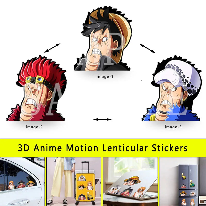 One Piece 3D Stickers