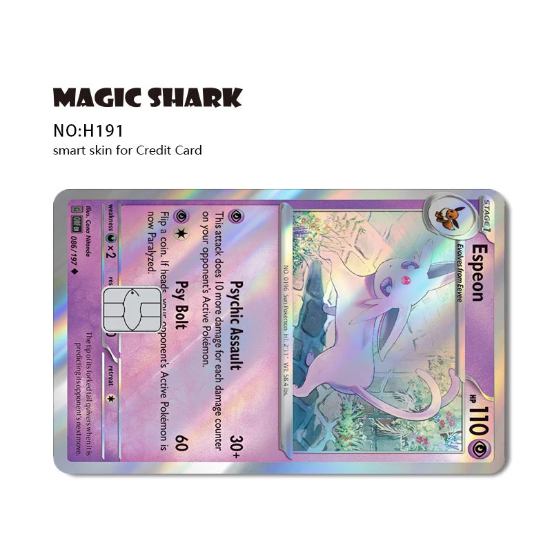 Pokemon Holographic Card Skin