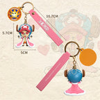 Luffy & Chopper Kawaii PVC Keychain