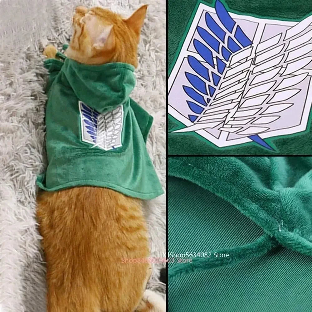 AOT Survey Corps Pet Cape for Dogs & Cats