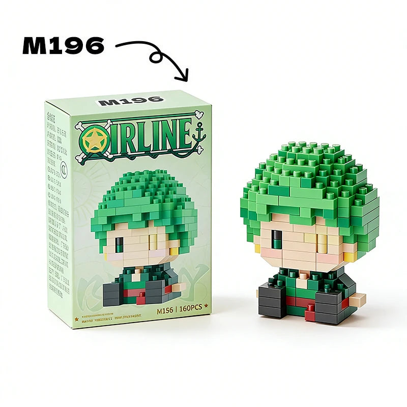 One Piece Sun God Nika Luffy Micro Building Block Set