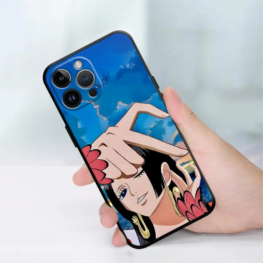 Luffy & Boa Hancock iPhone Case