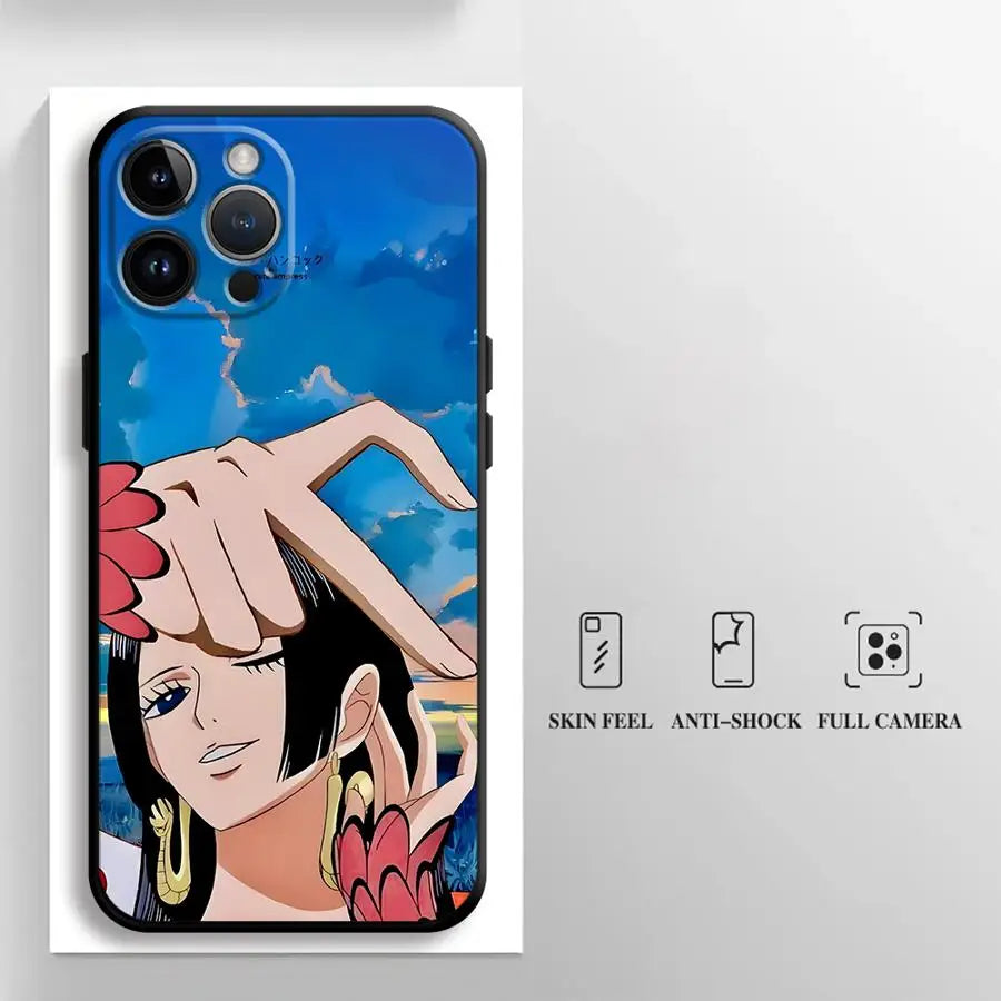 Luffy & Boa Hancock iPhone Case
