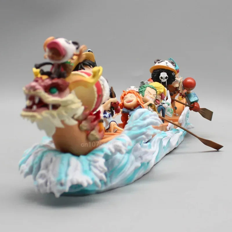 One Piece Straw Hat Crew Pirate Ship Figure Set 36cm