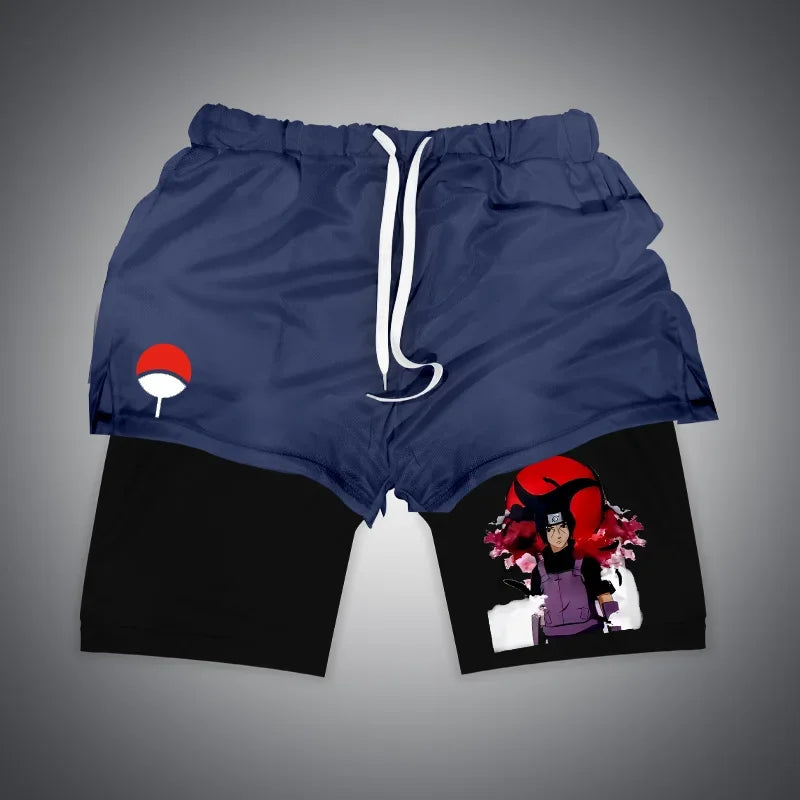 All Animes 2-in-1 Gym Shorts