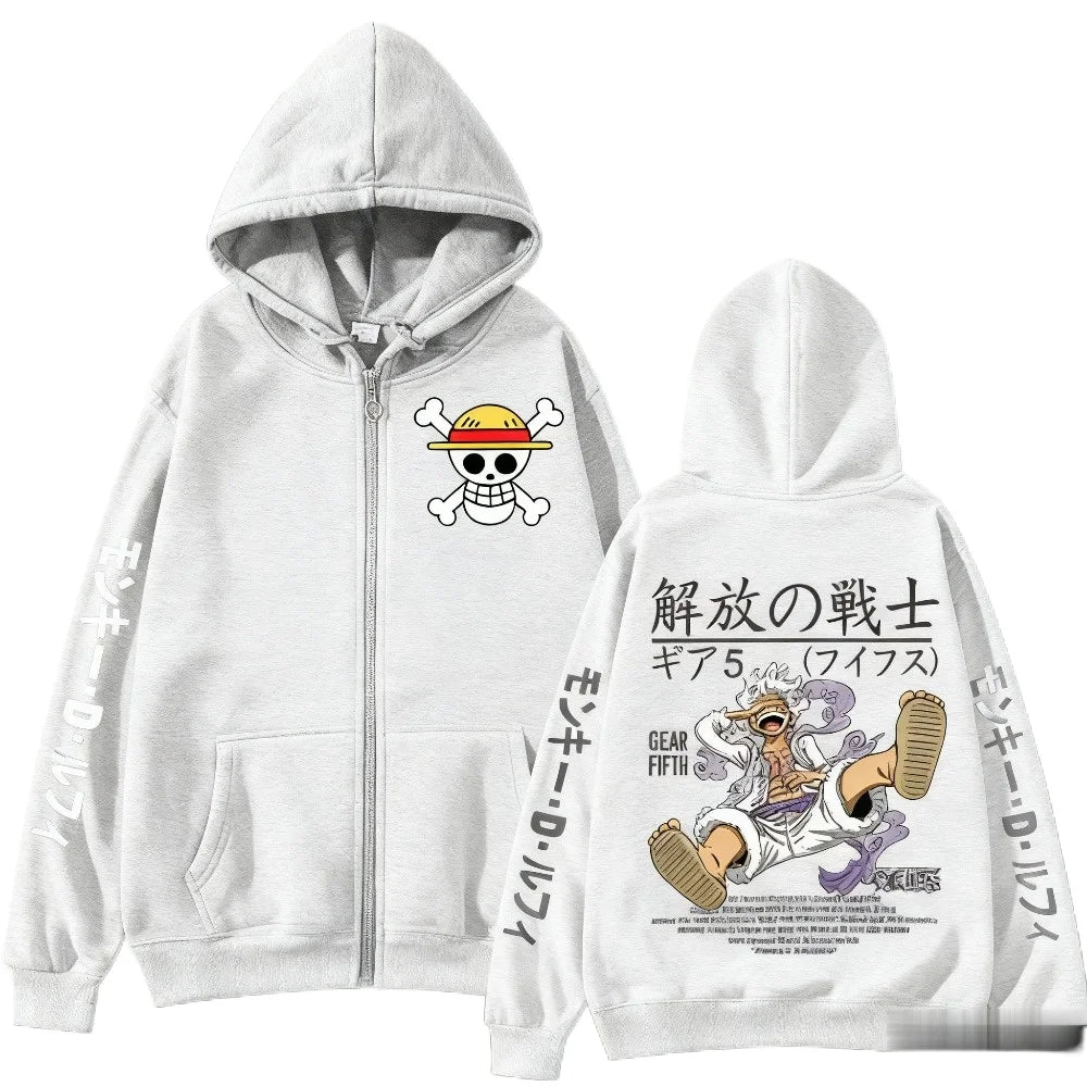One Piece Zipper Hoodie