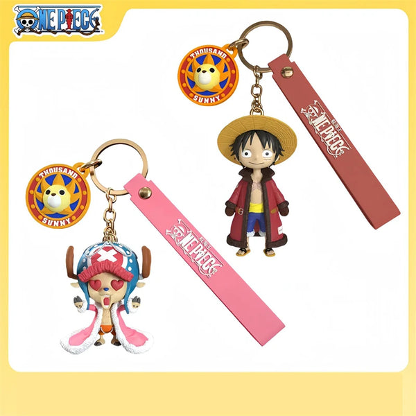 Luffy & Chopper Kawaii PVC Keychain