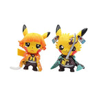 Pikachu Cosplay Demon Slayer 4-in-1 Figure Set