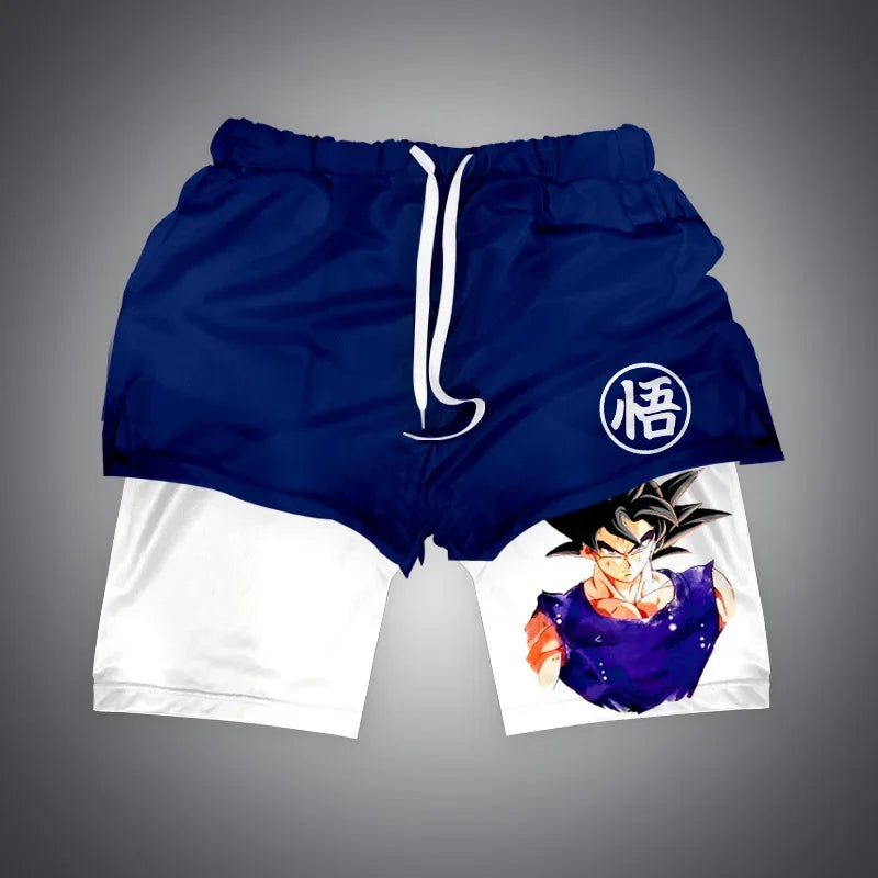 All Animes 2-in-1 Gym Shorts