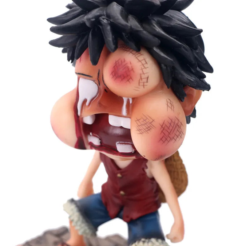 Punched Luffy Figure