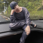Toji Fushiguro Sitting Pose Figure
