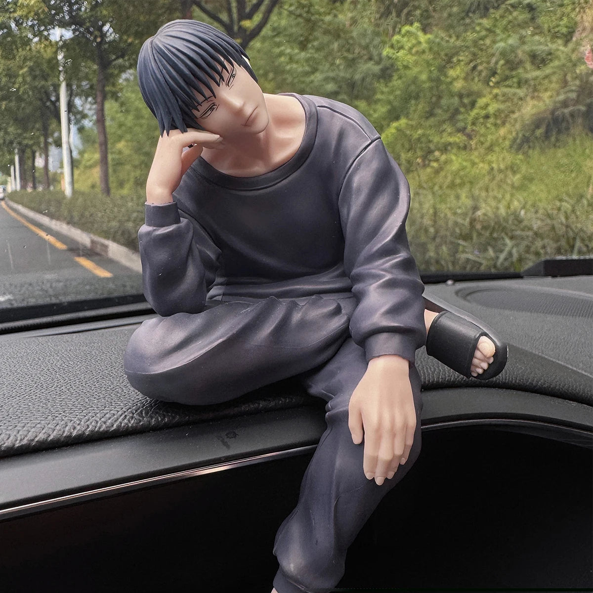 Toji Fushiguro Sitting Pose Figure