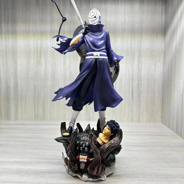 Naruto Uchiha Clan Dual-Head Standing Figure