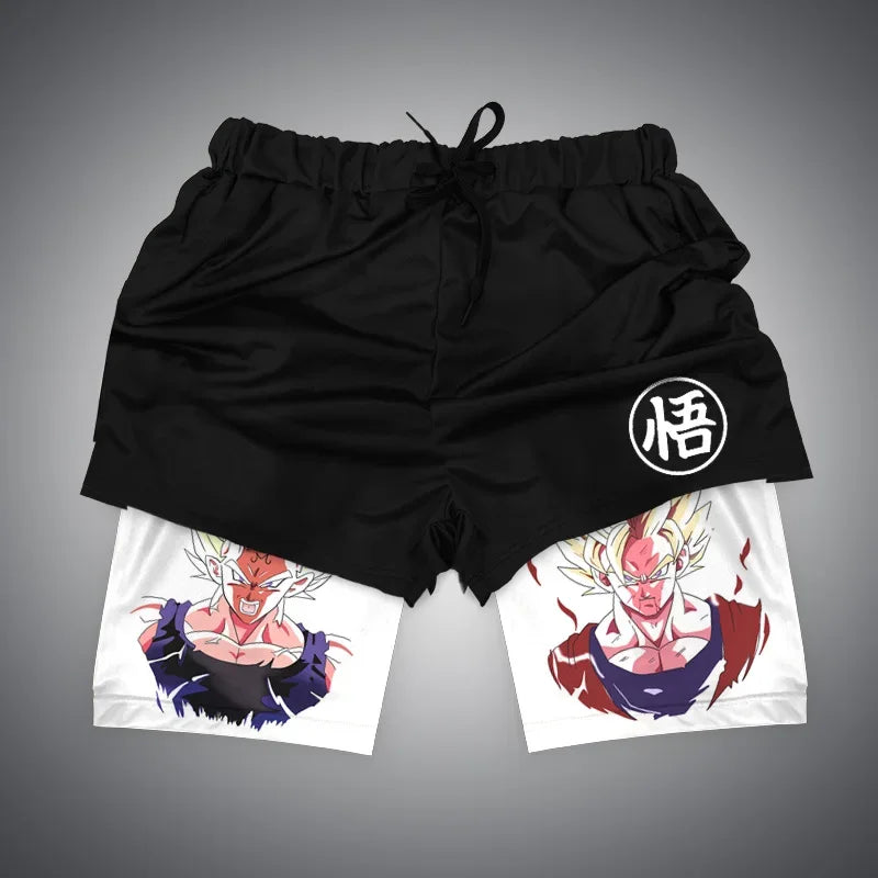 All Animes 2-in-1 Gym Shorts