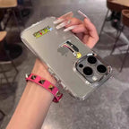One Piece Transparent Silicone iPhone Funny Case