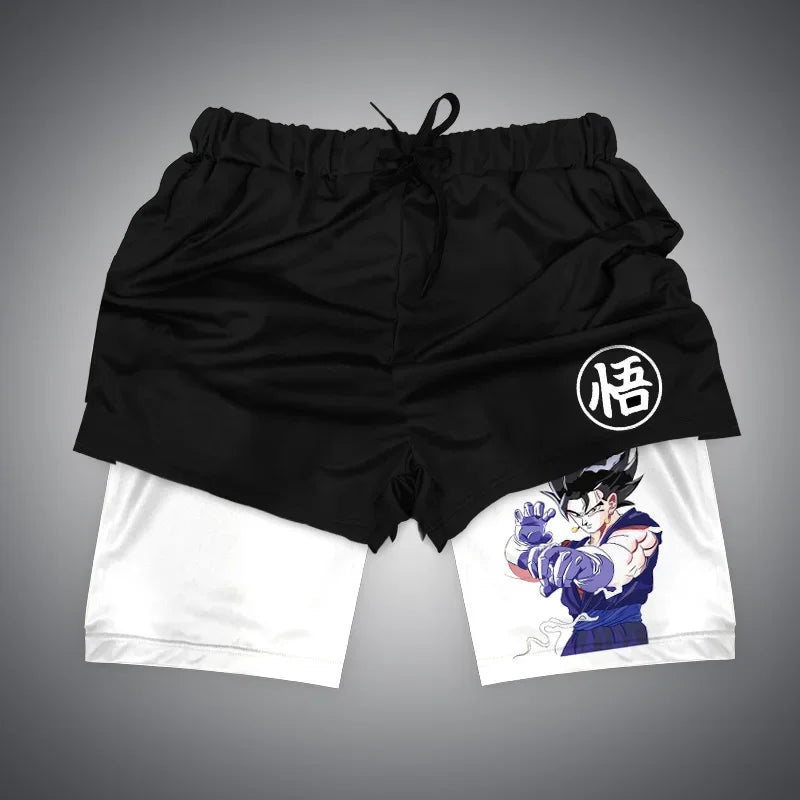 All Animes 2-in-1 Gym Shorts