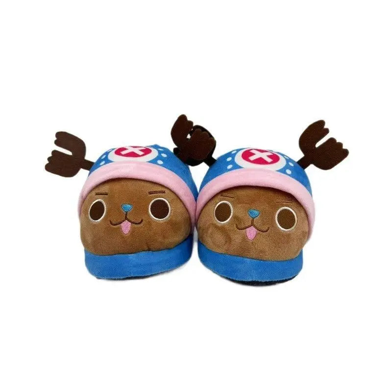 One Piece Luffy Plush Slippers