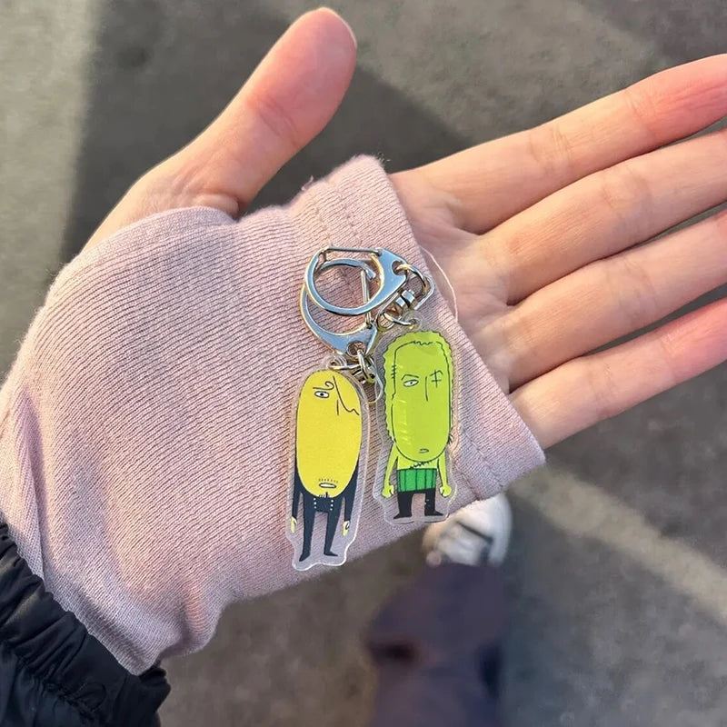 Zoro & Sanji Acrylic Keychain