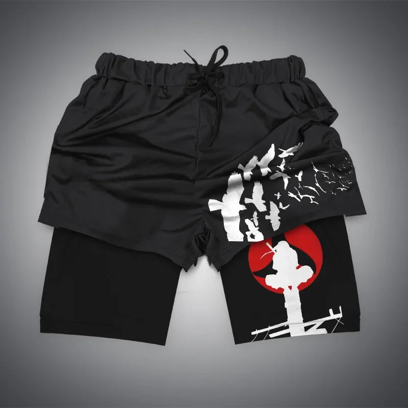 All Animes 2-in-1 Gym Shorts