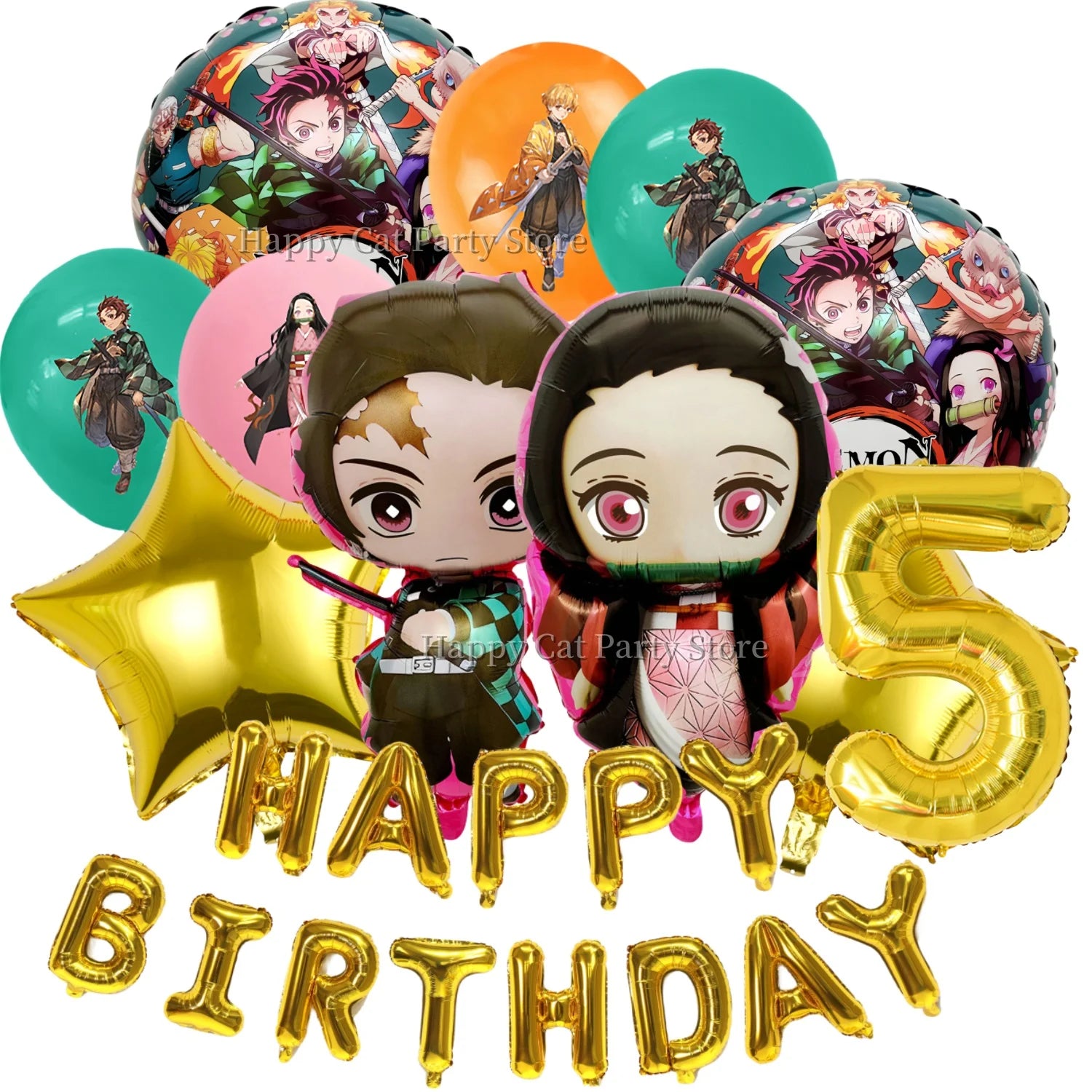 Demon Slayer Balloon Set