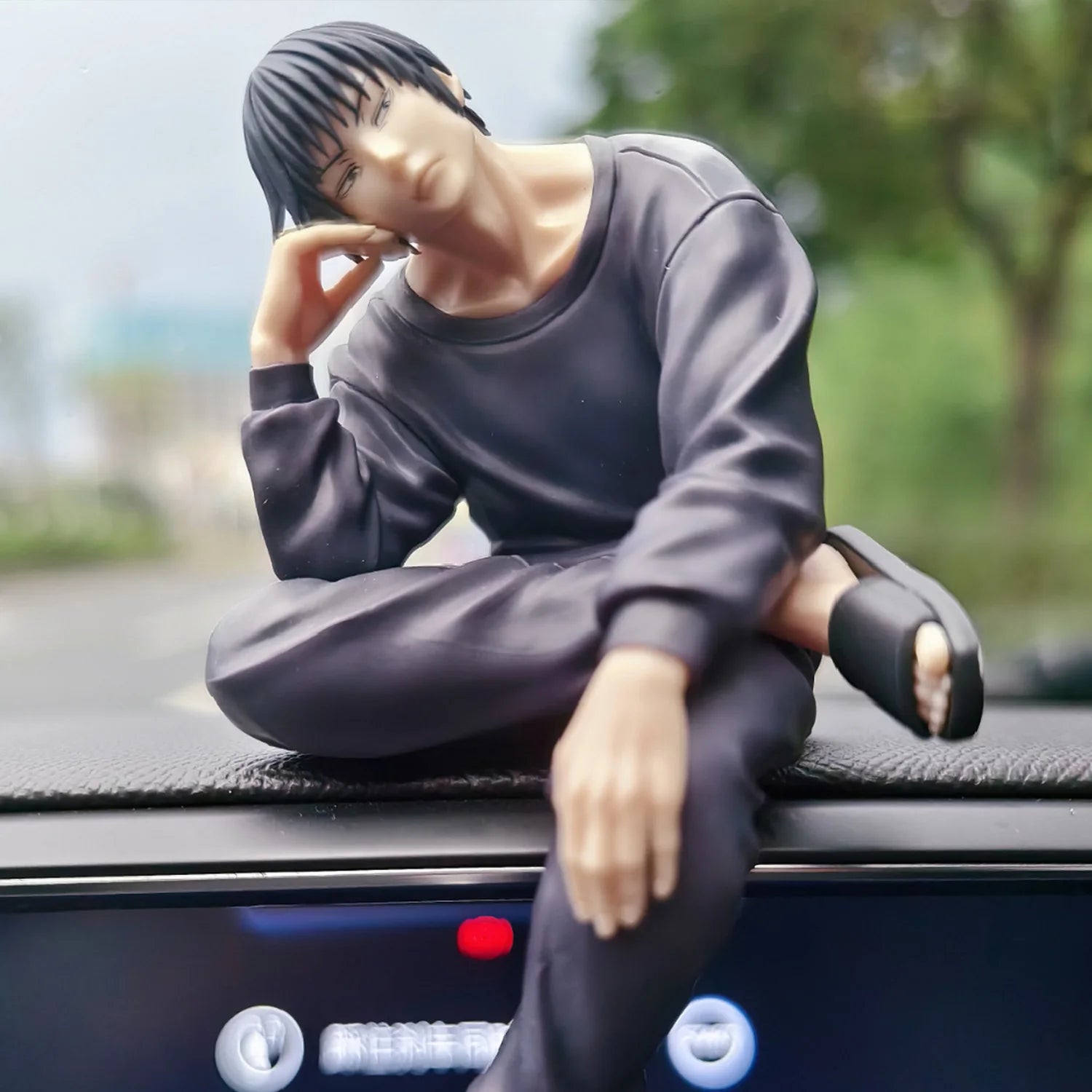 Toji Fushiguro Sitting Pose Figure