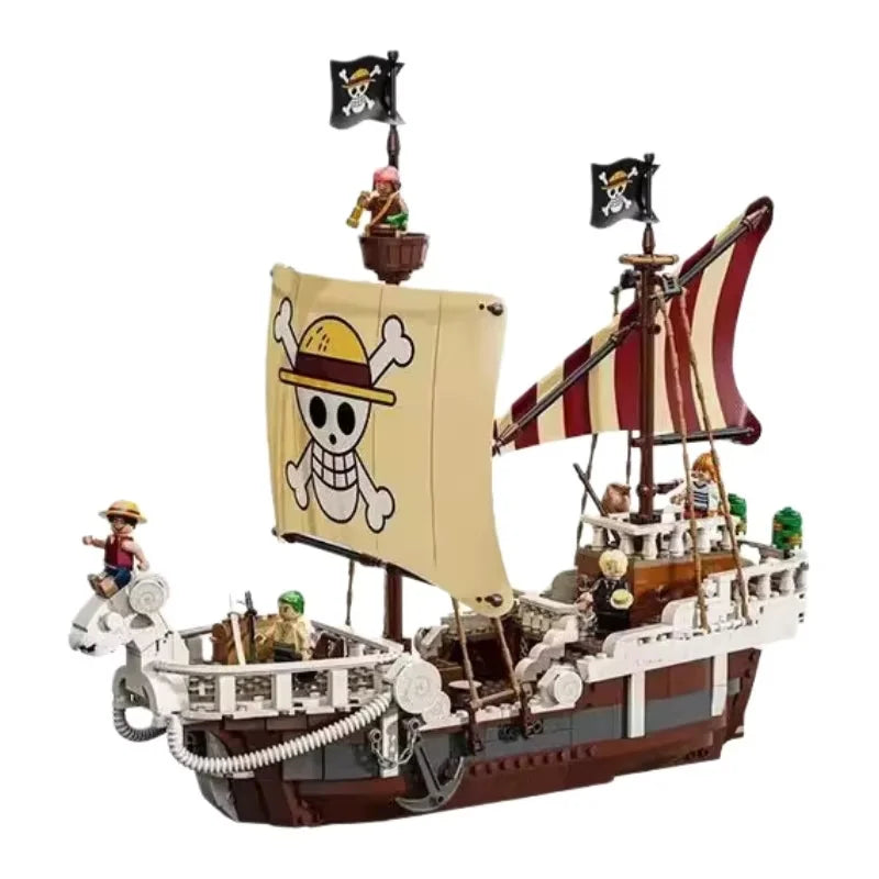 One Piece Going Merry Pirate Ship Building Blocks