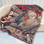 Anime Cotton Throw Blanket
