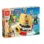 One Piece Thousand Sunny & Going Merry Building Blocks