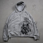 JJBA Harajuku Zip-Up Hoodie
