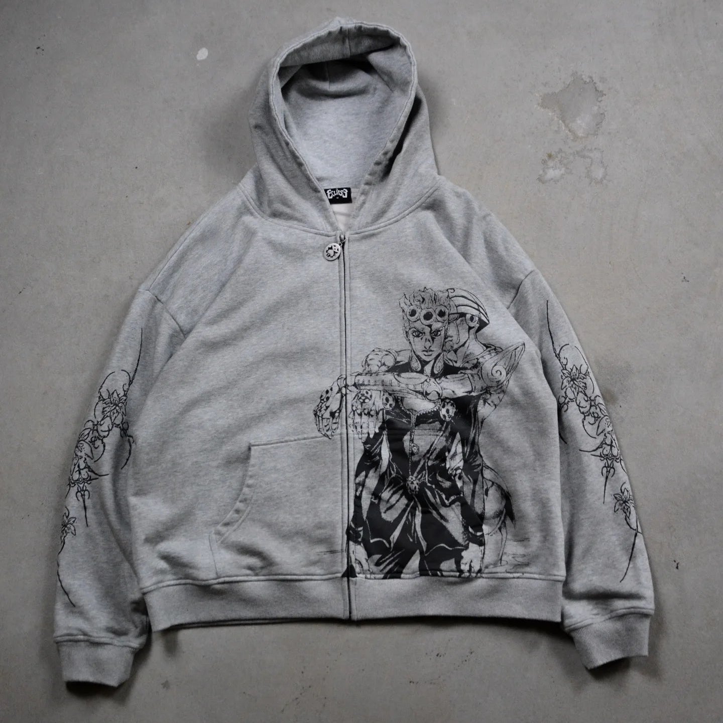 JJBA Harajuku Zip-Up Hoodie