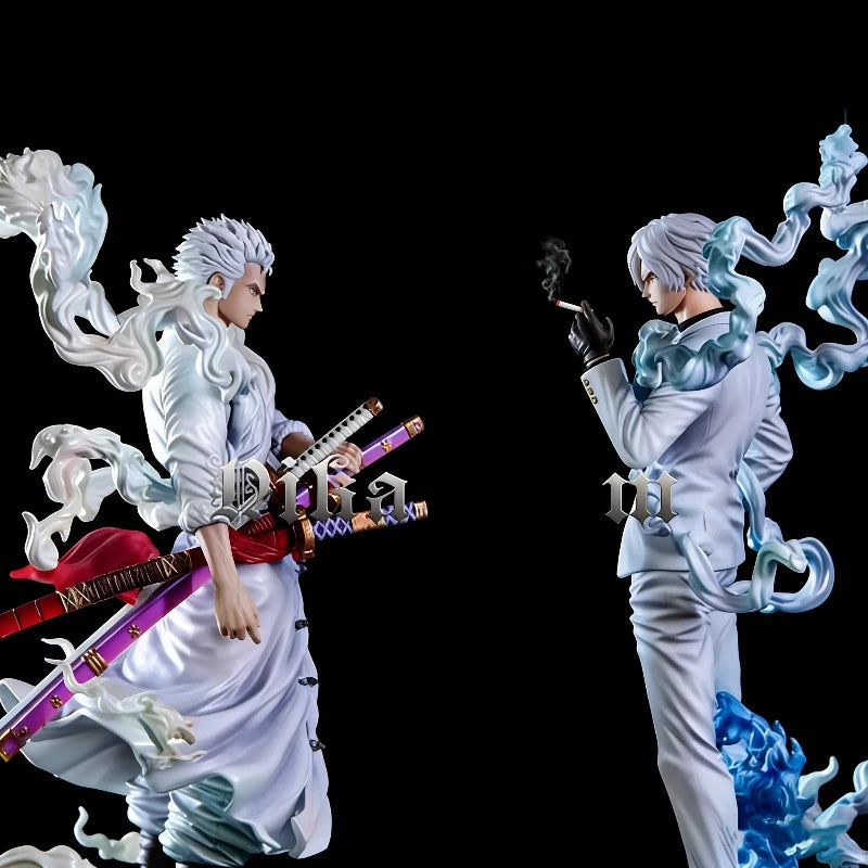 Nika Zoro & Sanji Double-Headed Figure with Base