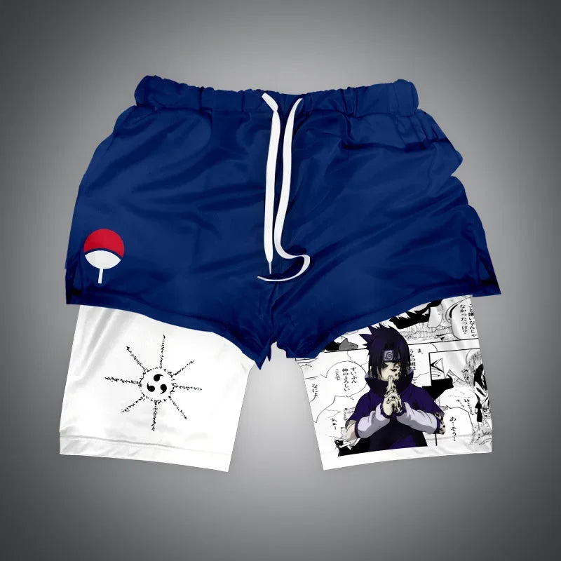 All Animes 2-in-1 Gym Shorts