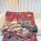 Anime Cotton Throw Blanket