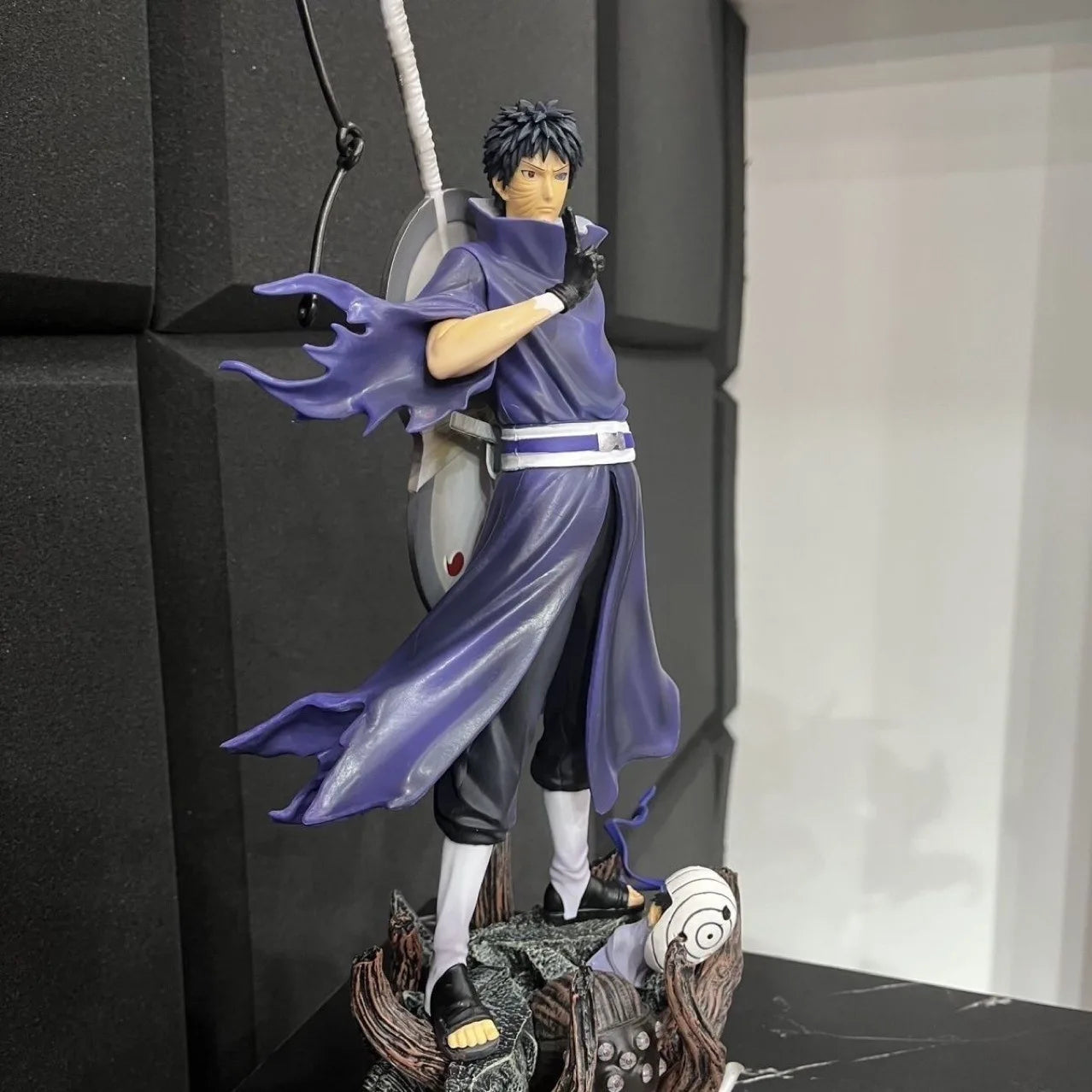 Naruto Uchiha Clan Dual-Head Standing Figure
