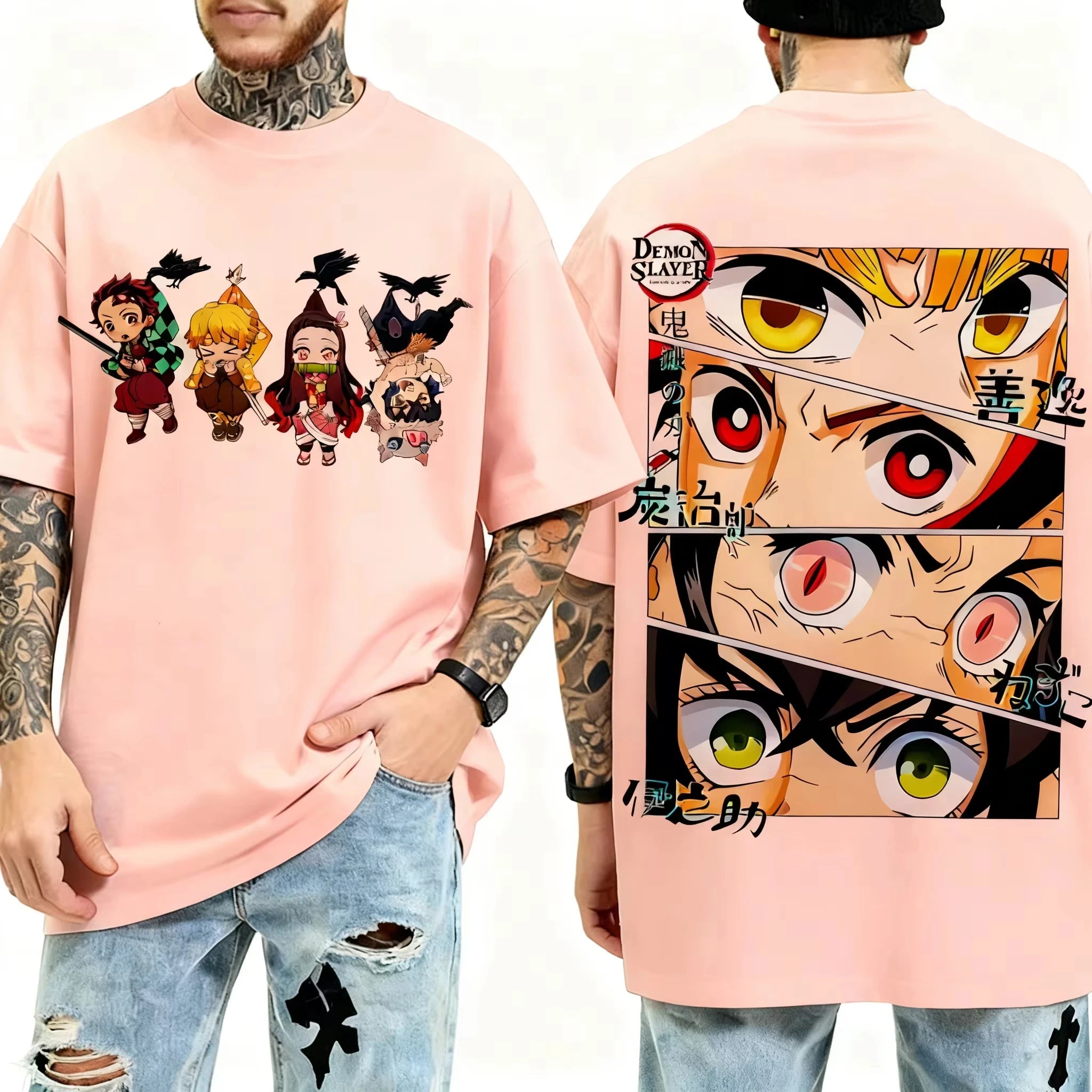 Demon Slayer Eyes Graphic T-Shirt