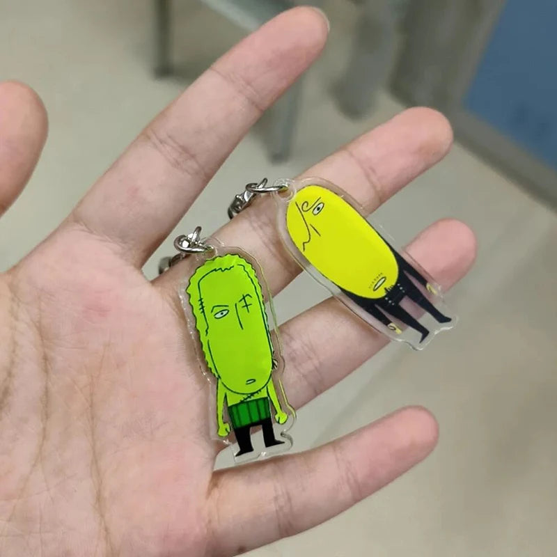 Zoro & Sanji Acrylic Keychain