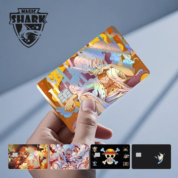 One Piece Holographic Card Stickers