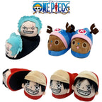One Piece Luffy Plush Slippers