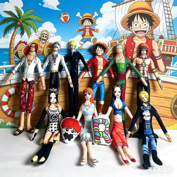 One Piece 28cm Wire Skeleton Plush Doll
