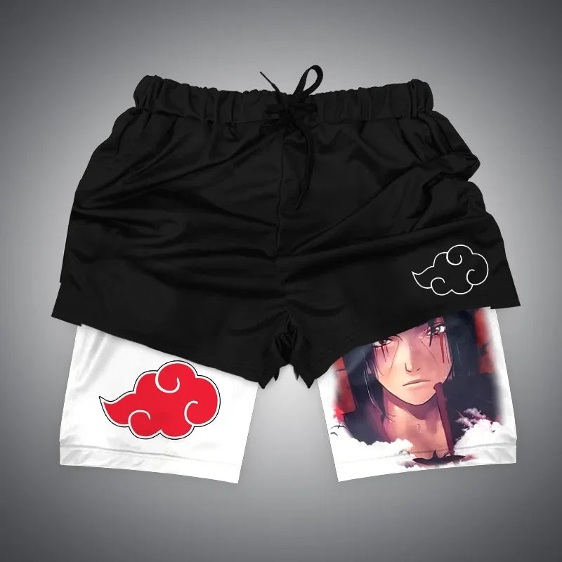 All Animes 2-in-1 Gym Shorts