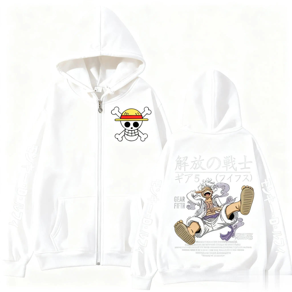 One Piece Zipper Hoodie