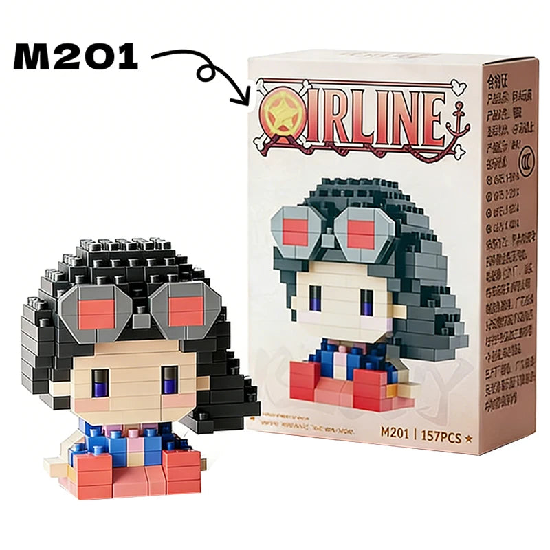 One Piece Sun God Nika Luffy Micro Building Block Set