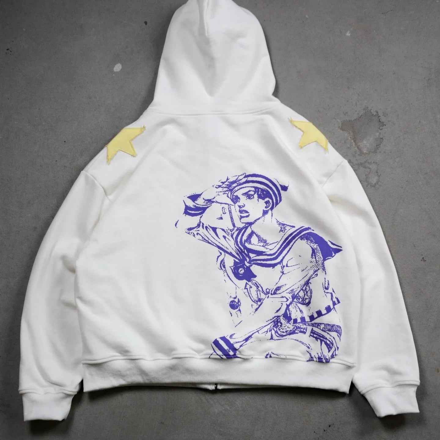 JJBA Harajuku Zip-Up Hoodie