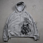JJBA Harajuku Zip-Up Hoodie